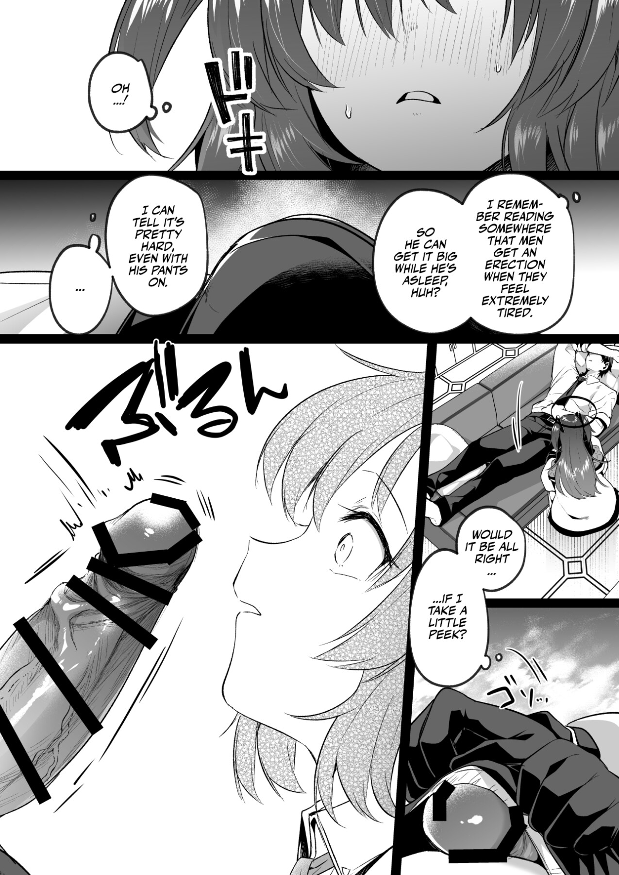 Hentai Manga Comic-A Horny Yuuka Sexually Assaults Sensei-Read-13